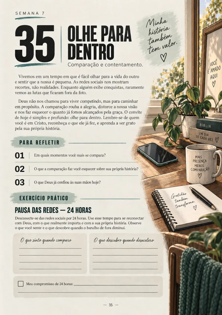 Semana 7 · Pausa das redes